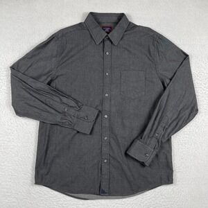 Untuckit Shirt Mens XL Slim Fit Gray Casual Office‎ Travel Workwear Outdoors